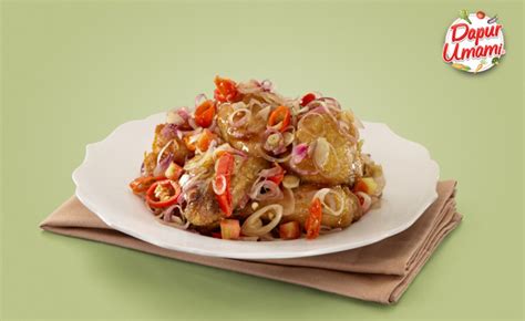 Resep hasil modifikasi sendiri & thank's untuk warung ayam bacem mbok kromo di jogya atas inspirasinya. Ayam Goreng Sambal Matah