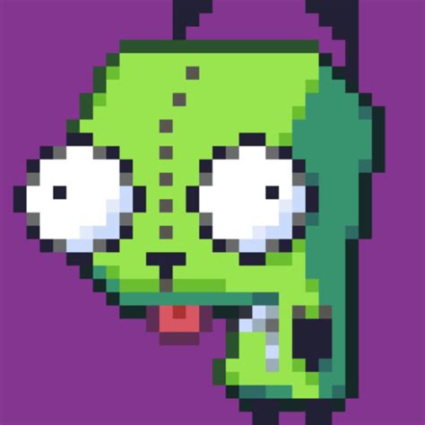 Invader Zim And Gir Pixel Art Maker