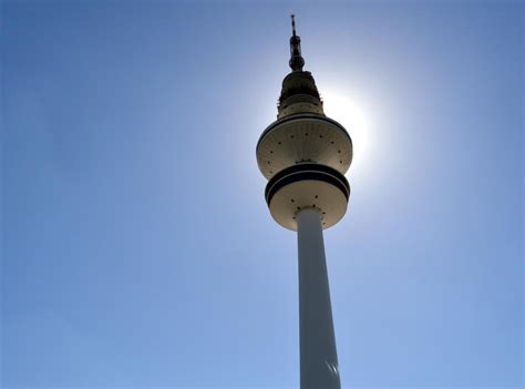 Hamburg Tv Tower Sun Free Image Download