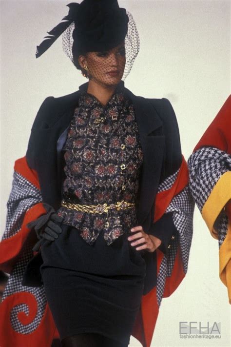 Emanuel Ungaro Autumn Winter 1990 Couture Унгаро Эмануэль