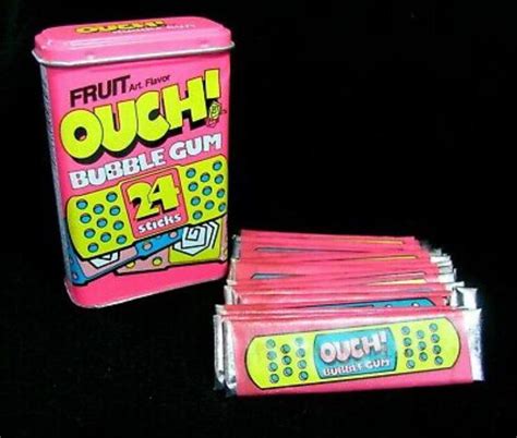 Ouch Bubble Gum Yes Kids Please Eat Bandages Rnostalgia