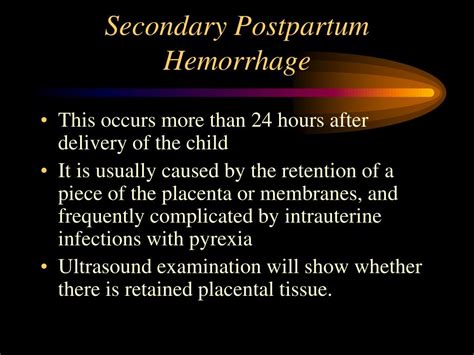Ppt Postpartum Hemorrhage Pph And Abnormalities Of The Third Stage