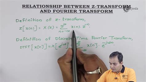 Relation Between Z Tranform And Fourier Transforms Fourier Transforms