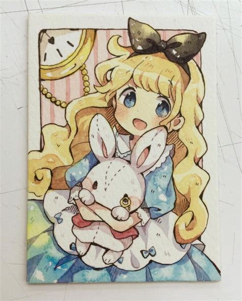 Alice In Wonderland Kawaii Art Cute Art Anime Drawings