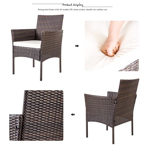 Luxury Furniture Review Merax Pc Outdoor Garden Rattan Patio