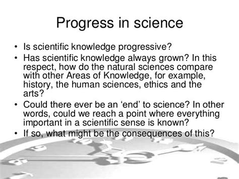 Progress In Science