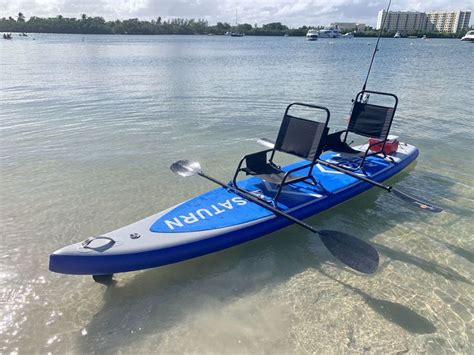Convert Sup Into Kayak With Chair Tandem Kayaking Inflatable Kayak