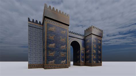 Ishtar Gate 3d Model By Alphagroup