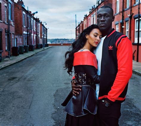 Stormzy and maya jama by anton corbijn for vogue us february 2018. Stormzy and Maya Jama Are Changing the Face of London's ...