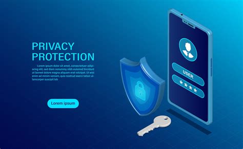 Privacy Protection Banner Concept 695794 Vector Art At Vecteezy