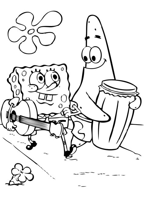 Color them in online, or print them out and use crayons, markers, and paints. Spongebob Coloring Pages Free | Buku mewarnai, Lembar ...