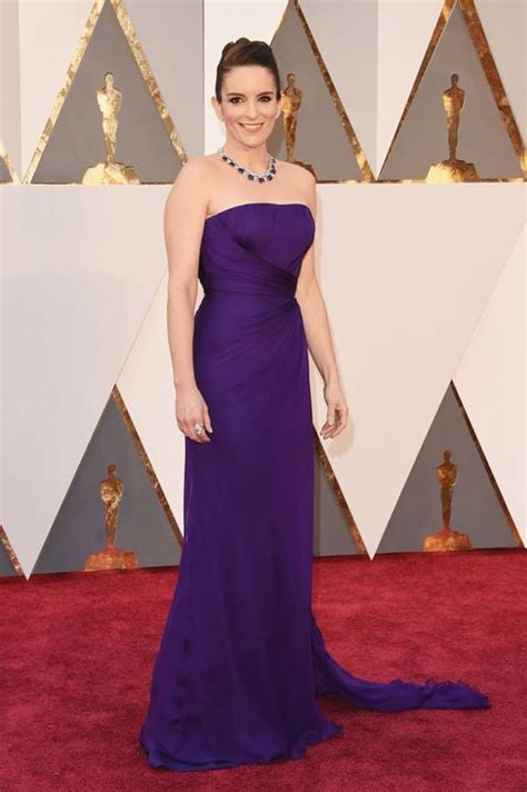 Reese Witherspoon And Tina Fey Wear Similar Purple Gowns At Oscars 2016