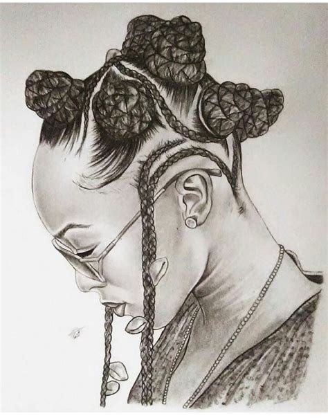 Stunning Bantu Knots Artwork