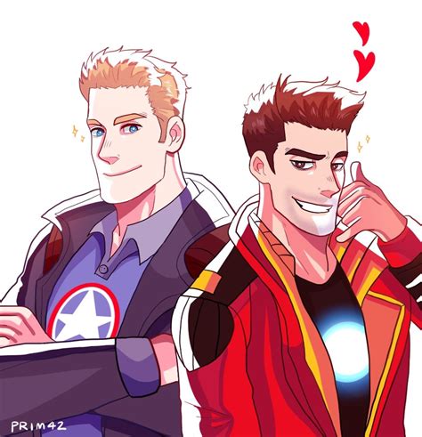Concept art i did for a young dr. Avengers Academy Steve and Tony! | Stony avengers, Superfamily avengers, Avengers