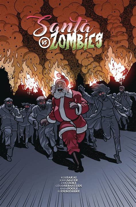 Sep221497 Santa Vs Zombies Hc Previews World