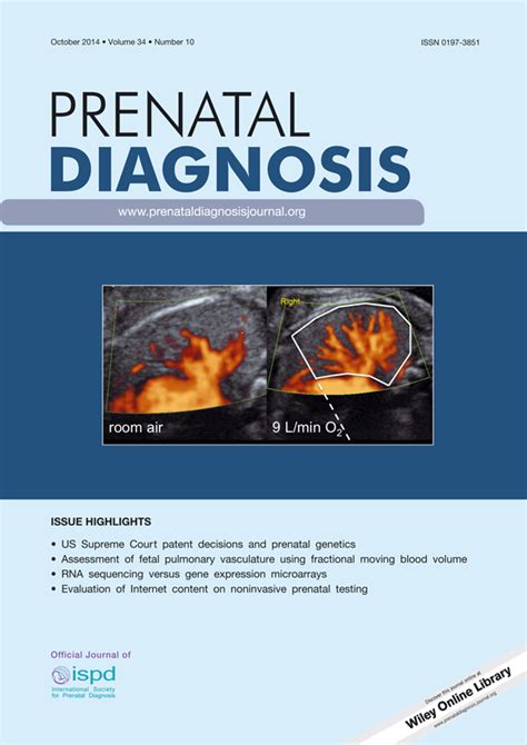 Prenatal Diagnosis Vol 34 No 10