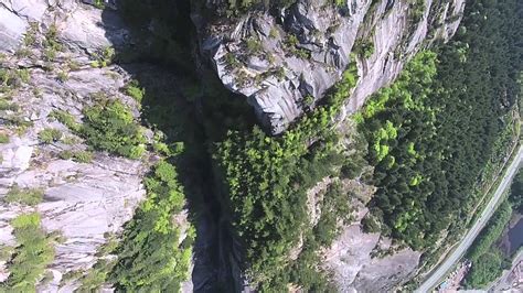 Squamish Buttress From The Air Top Down Looks Steep Youtube