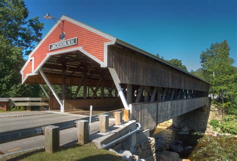 Honeymoon Covered Bridge For A Map Of New Hampshires