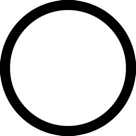 Circle Outline Free Interface Icons