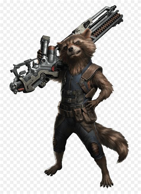Rocket Raccoon Person Human Mammal Hd Png Download Flyclipart