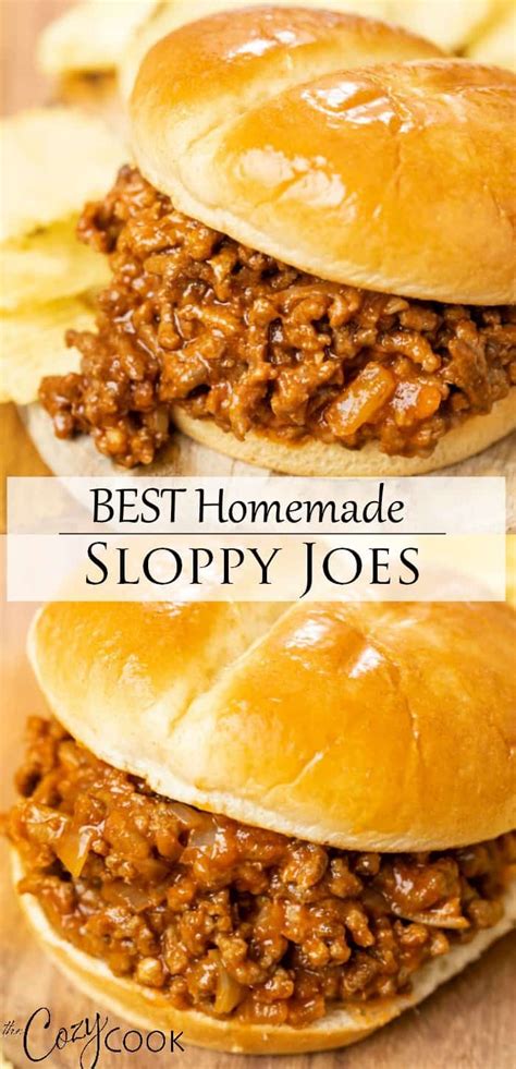 This EASY Homade Sloppy Joe Recipe is a 30 minute meal ...