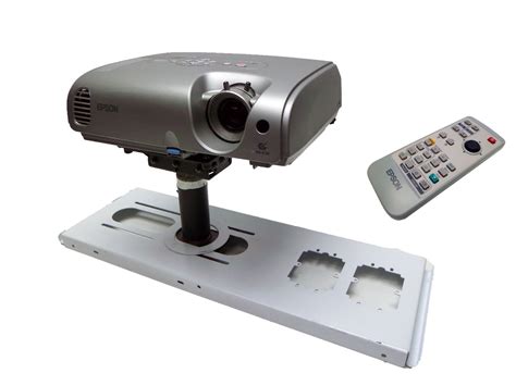 If you bought or want to buy the monoprice projector ceiling mount linked above (max 44lb weight limit) for your @bifstu the screws that attach the mount to the projector are the screws that came with the mount. Epson EMP-82 Projector with Remote Chief Ceiling Mount ...