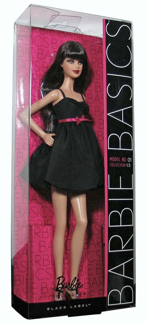 Barbie Basics Doll Black Dress Muse Model No 1 01 001 Collection 15 01