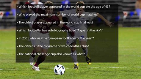 105 soccer trivia questions with answer [latest football]
