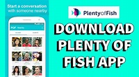 How to Download Plenty of Fish (POF) App 2021? - YouTube