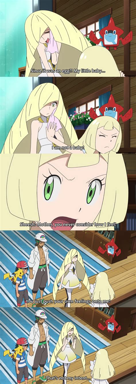 Lillie Goes Off On Lusamine Pok Mon Sun And Moon Know Your Meme