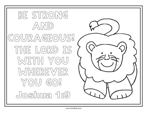 Joshua 1 9 Coloring Pages Coloring Pages