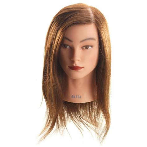Hi Lift Mannequin Head Anita Long Brown 40 45cm Buy Your Hair