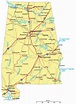 Large detailed highways map of Alabama with major cities | Alabama ...