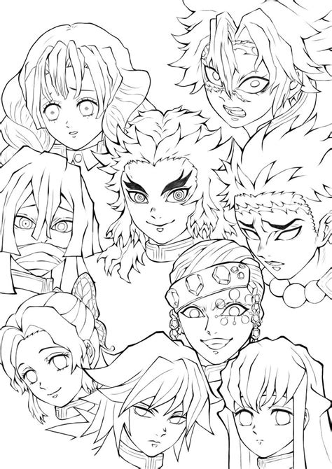 Demon Slayer Coloring Page Free Coloring Page Coloring Home