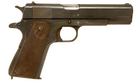 Deactivated Wwii Lend Lease Remington Rand Made Colt 1911a1 Pistol