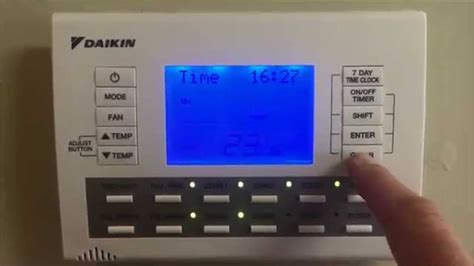 Daikin Mini Split Remote Manual