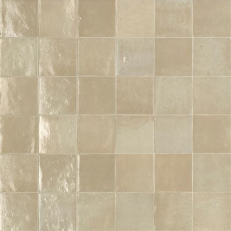 Marazzi Zellige Lana 4 In X 4 In Glazed Ceramic Wall Tile 581 Sq