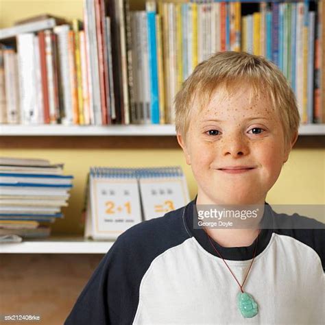 Down Syndrome Child Portrait Stock Fotos Und Bilder Getty Images