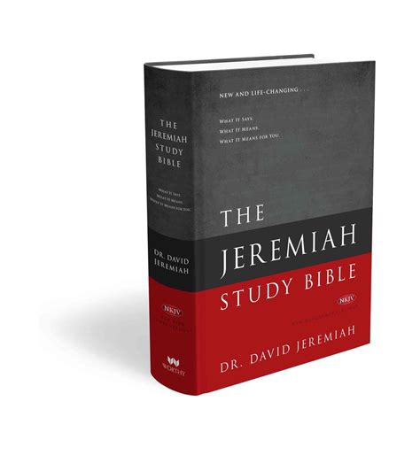 Jeremiah Study Bible Nkjv By David Jeremiah English Hardcover Book