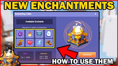 Using All The New Enchants Roblox Bedwars Youtube