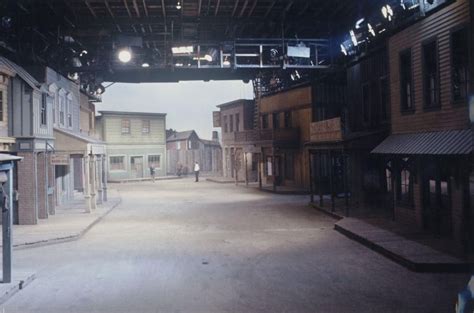 The Studio Set For The Tv Show Gunsmoke Gunsmoke Sound Stage Dodge City
