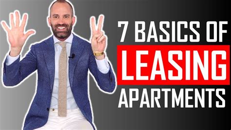 7 Basics Of Leasing Apartments Youtube