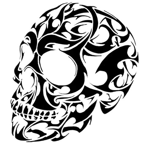 Tribal Skull Vinyl Decal Any Sizes Any Designs Skull Stencil