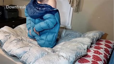 Humping North Face Down Jacket And Covers It With Cumand Xxx Videos