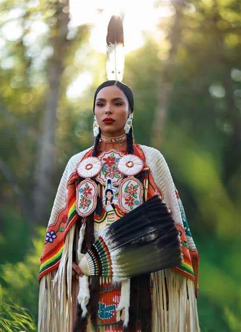 nikita is nêhiyaw plains cree from moosomin first nation in ceremonial dress pics american