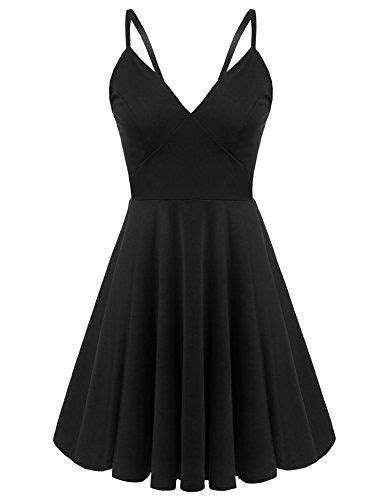 Elesol Women Summer Dress Casual Sundresses Sexy Deep V Neck Adjustable