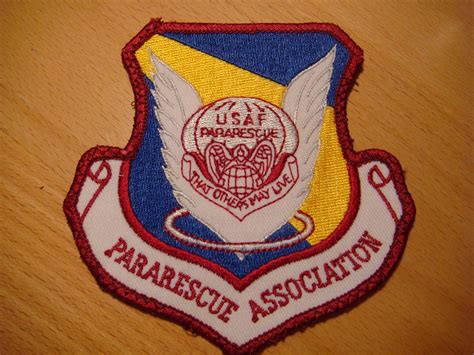 The Usaf Rescue Collection Pararescue Association Patch