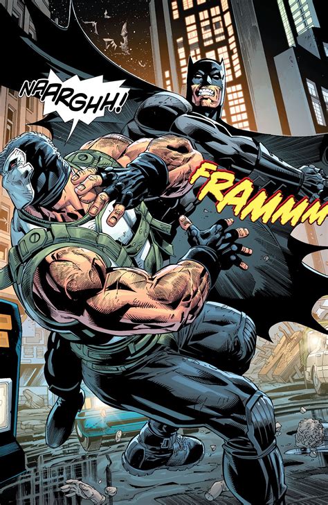 Batman Vs Bane By Scot Eaton Dc Heroes Comic Book Heroes Comic Books