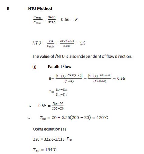 H Mt Lesson Numerical Problems Related To Heat Exchanger Performance