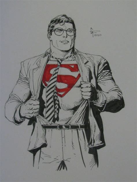 Clark Kent To Superman Gary Frank In Matt Allens Sketchbook Comic